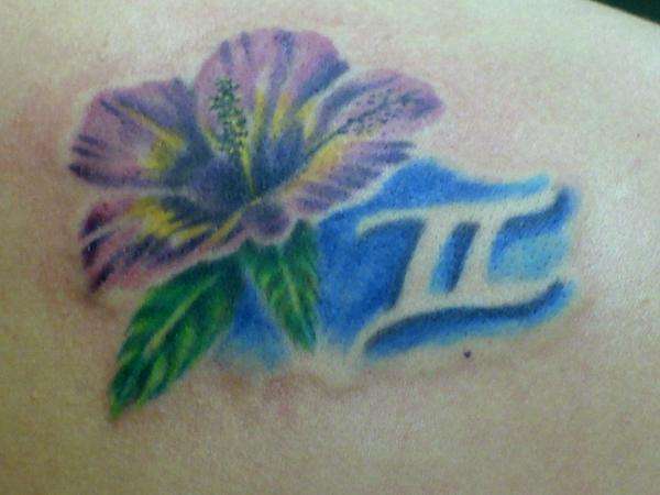 Hibiscus tattoo