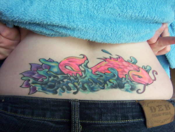 Koi Cover up tattoo