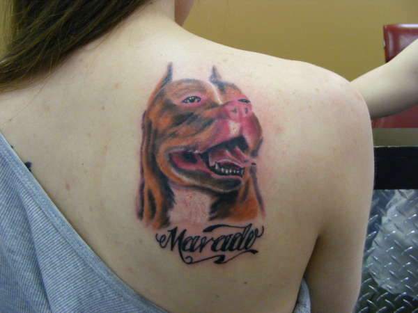 MAVADO is his name tattoo