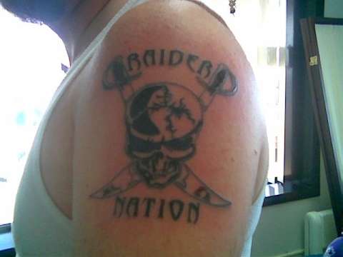 Raider Nation tattoo