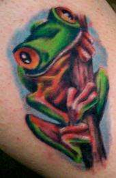 Tree Frog tattoo