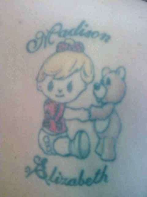 my daughters name tattoo