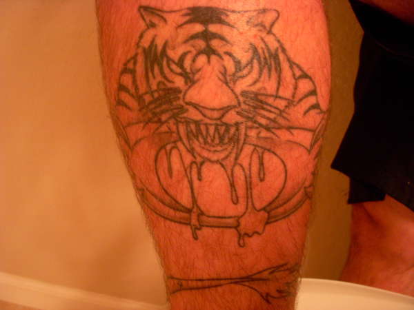 Oakley Tiger tattoo