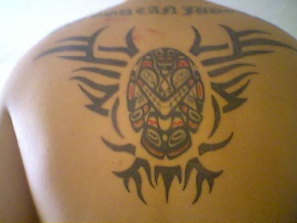 Tribal Mask tattoo