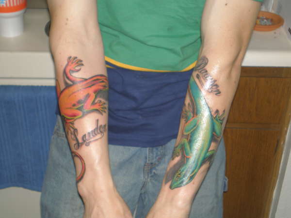 my 2 boyz tattoo