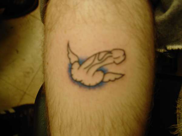 The elusive flying penis tattoo