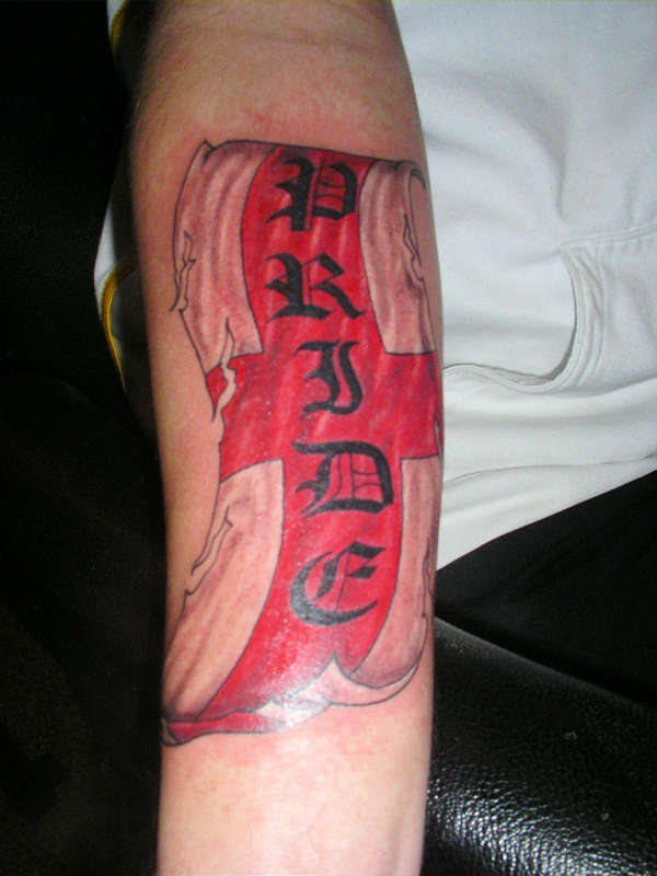 england flag tattoo