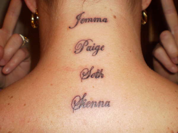 my kids tattoo