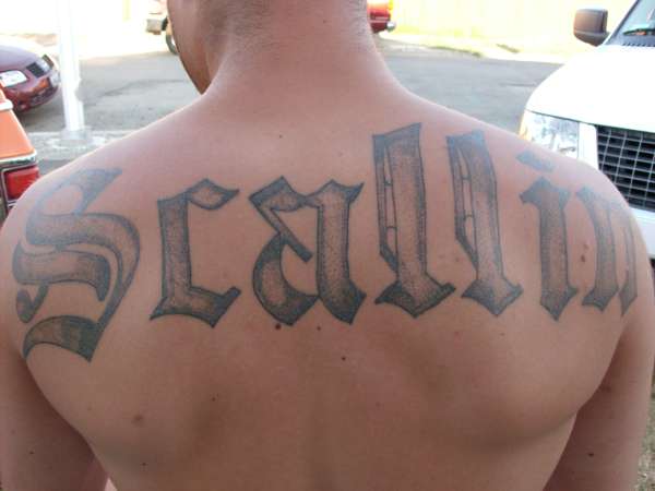 last name tattoo