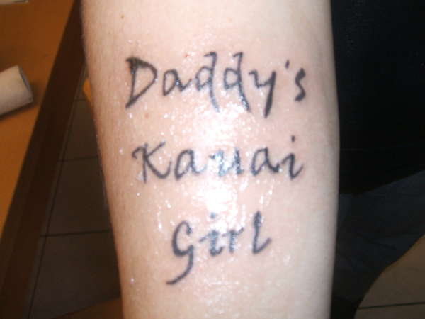 daddys k uai girl tattoo