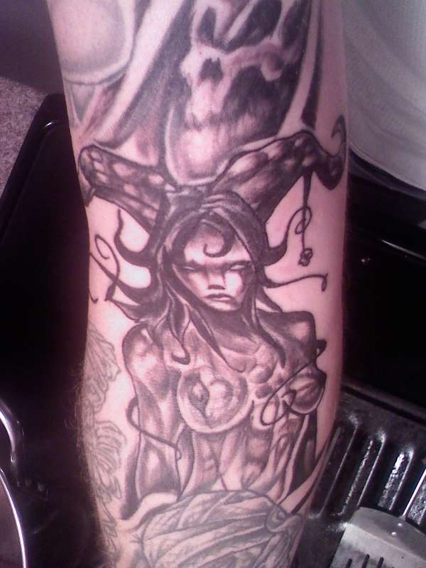 demonic chic tattoo