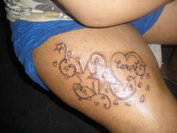 HEARTS N STARS tattoo