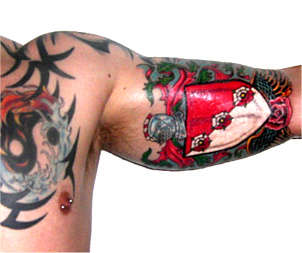 McWilliams family Crest tattoo