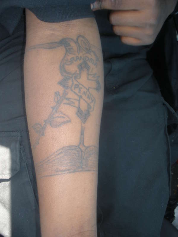 RIP FOR GRANDMA tattoo