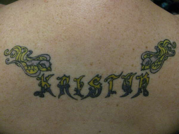 My Daughter's name tattoo