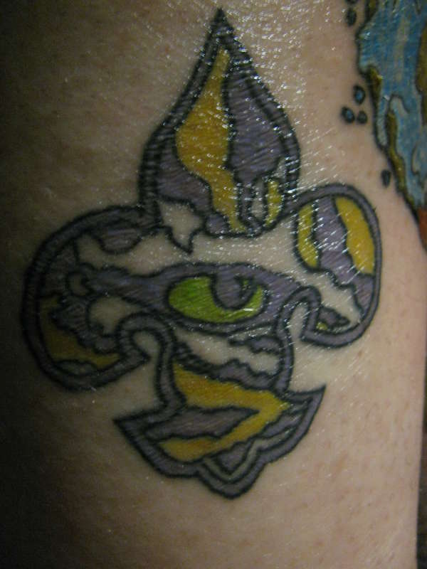 fleur de lis tattoo