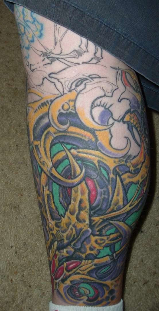 Bio-Mech Half Sleeve - Left Side tattoo