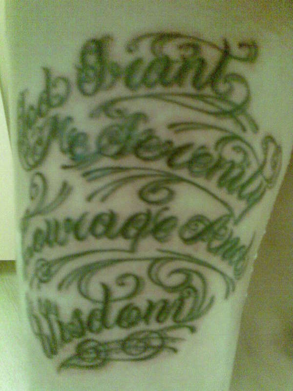 serenity prayer tattoo