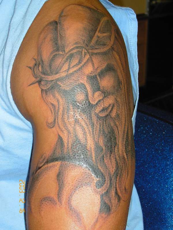 Jesus coverup tattoo