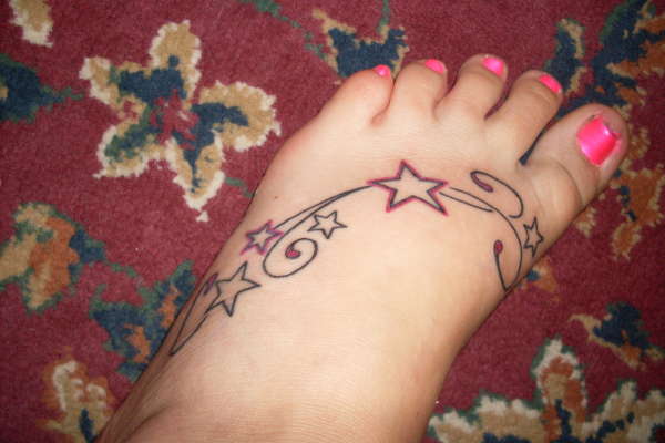 Starts on Foot tattoo