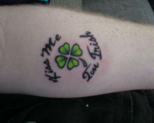 kiss me im irish tattoo