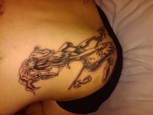 lady devil tattoo
