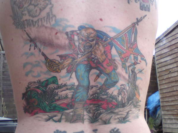 The Trooper tattoo