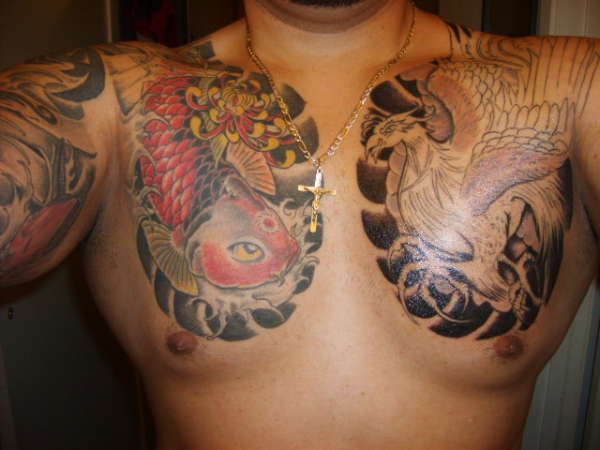 YAKUZA TATTO HUNG TATTO PARLOR WORK IN PROGRESS tattoo