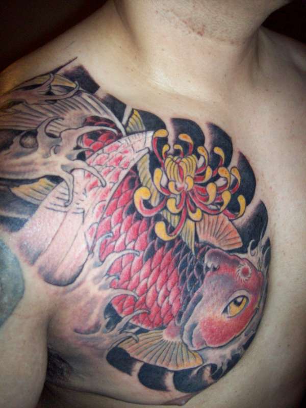 japanese kio fish hungs tatto parlor tattoo