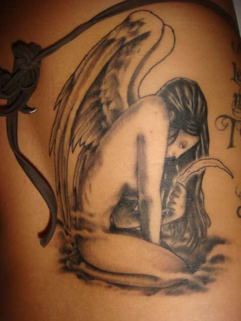 Angel tattoo