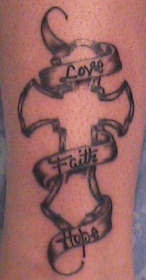 wife's ankle tattoo