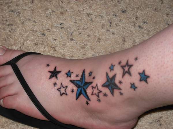 Nautical Stars (final sitting) tattoo