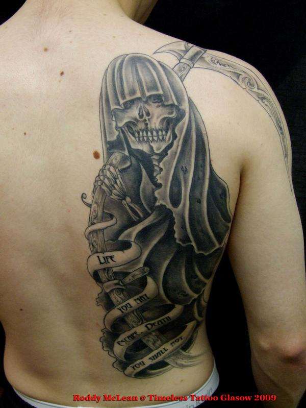 custom reaper tattoo