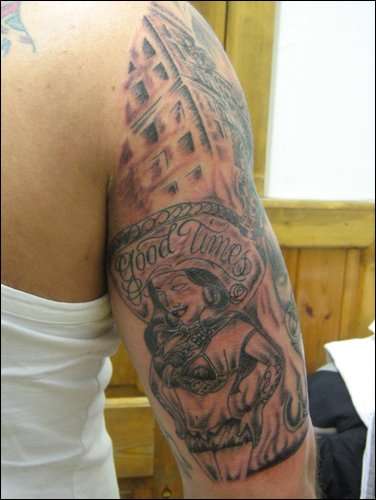 half sleeve by boog tattoo