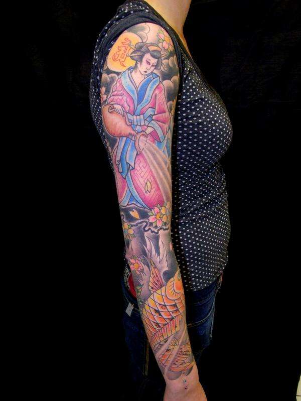 jap sleeve tattoo