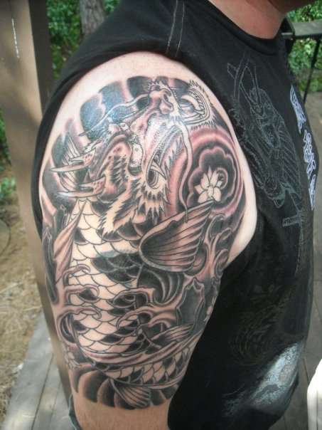 Koi Dragon tattoo