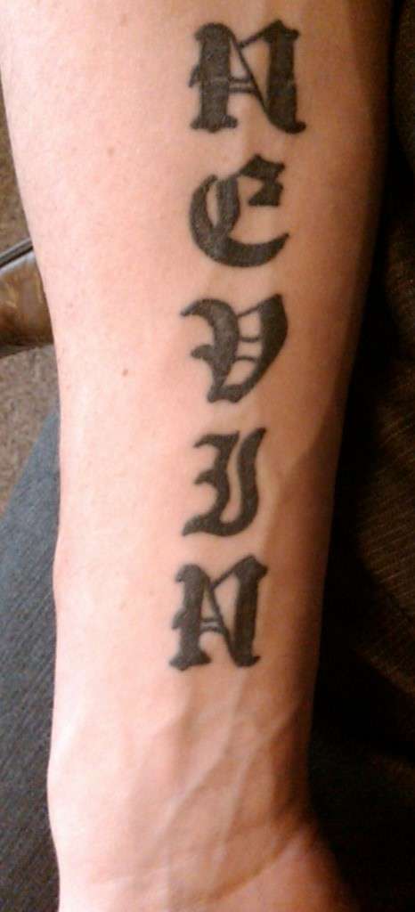 Nevin tattoo