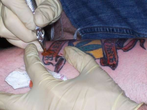Self inkage! tattoo