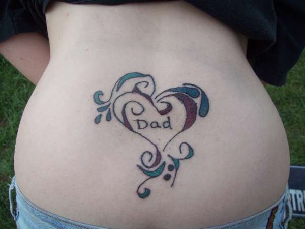 Ashes tramp stamp tattoo