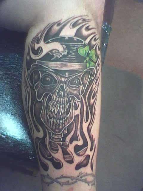 Celtic Cross Irish tattoo