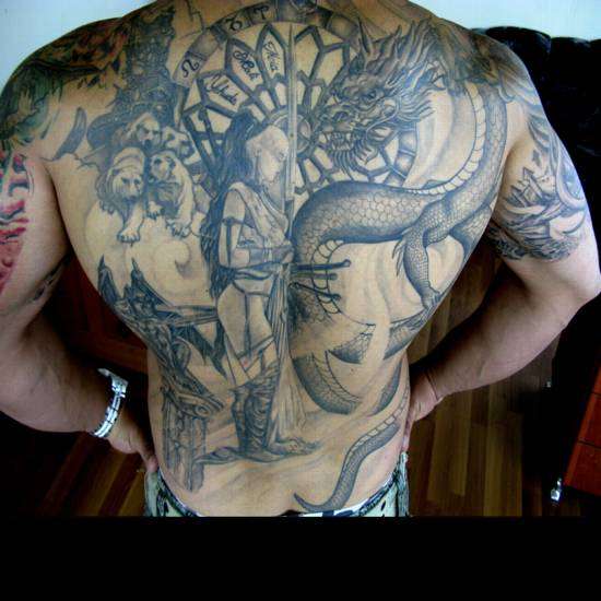 Yeuda by Moreno David tattoo