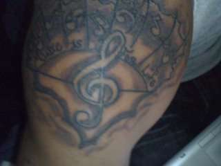 Music Is For Life tattoo