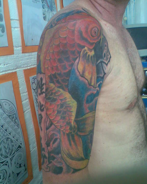 cover up koi tattoo