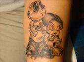 lowider girl and boy tattoo