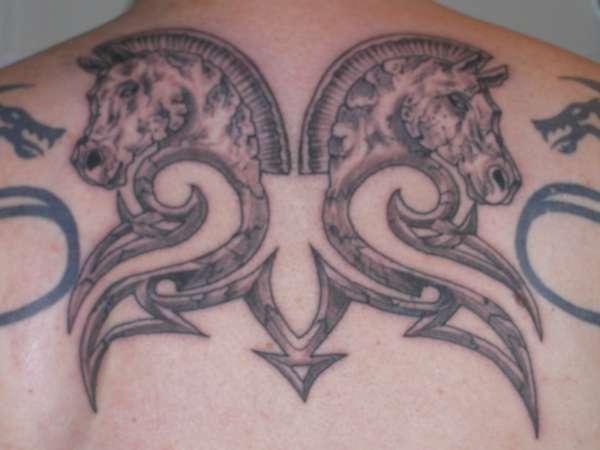 Stonework  Horses tattoo