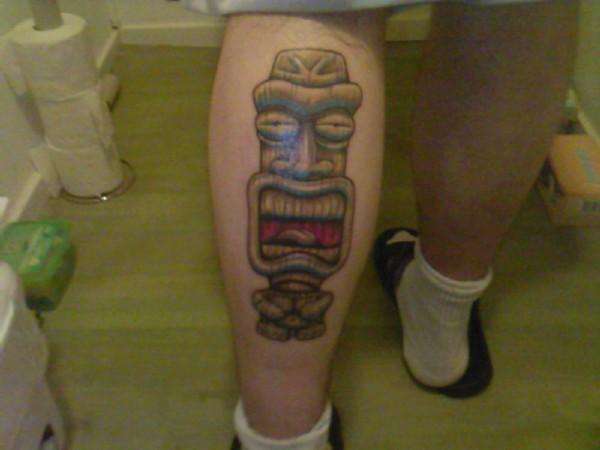 Tiki Statue tattoo