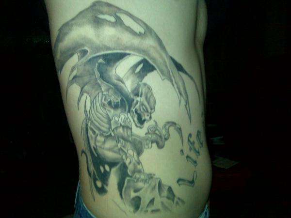 iced earth slave to the dark tattoo