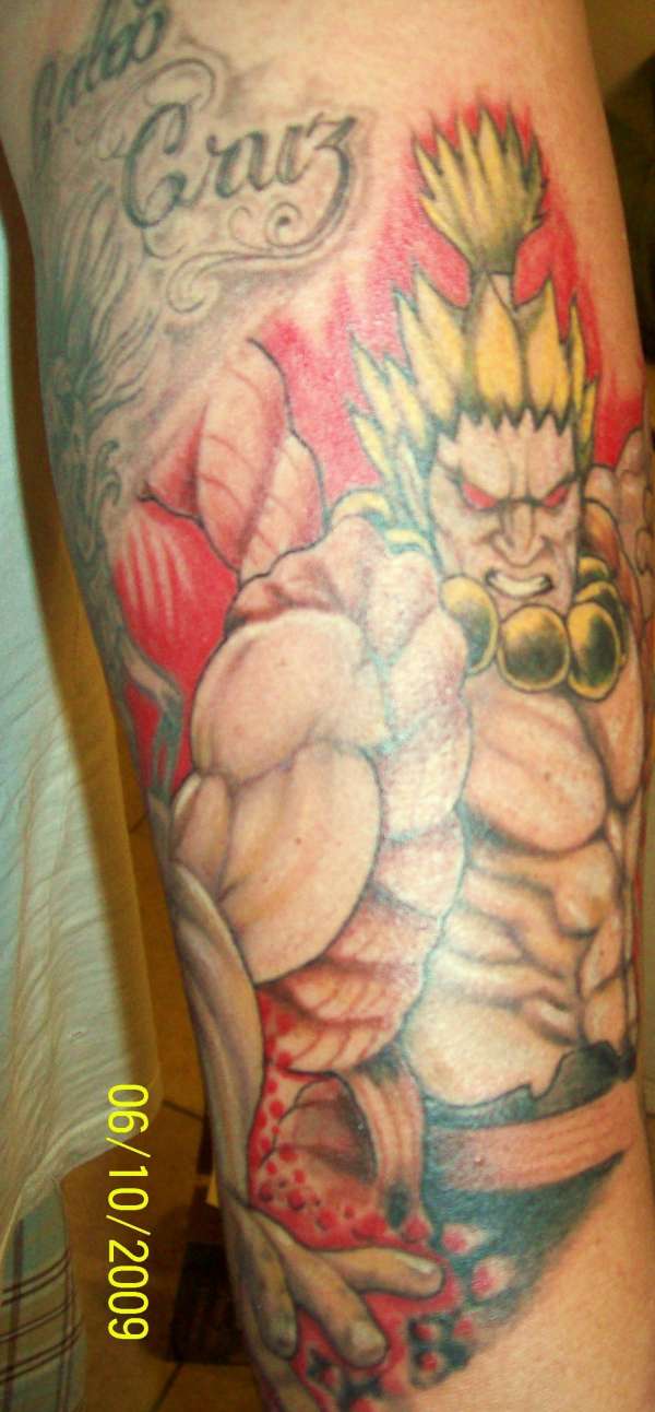 street fighter. more to add tattoo