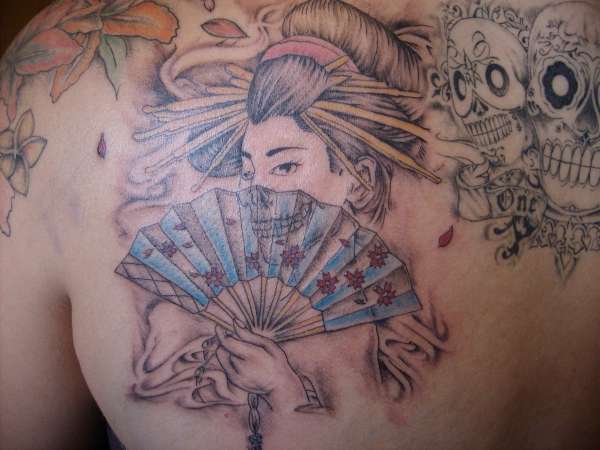 giesha girl tattoo