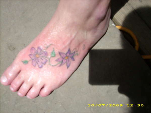 FLOWERS tattoo